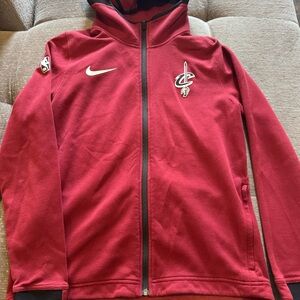 Nike Cavs Kids Maroon Full-Zip Hoodie
